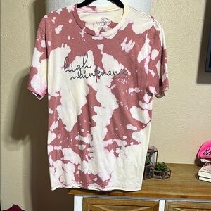 Pink Tie-Dye Women’s Shirt